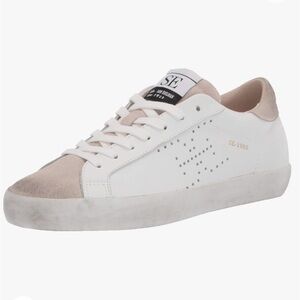 Sam Edelman Aubrey shoes-White and pink- looks like Golden Goose-Size 7.5 NWOT